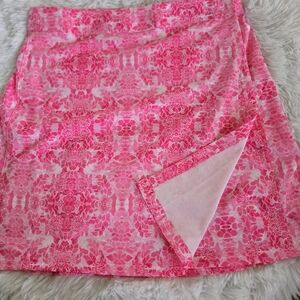 NEW w/ Tags Ripskirt Hawaii Bali Pink White Mini Wrap Skirt Beach Vacation